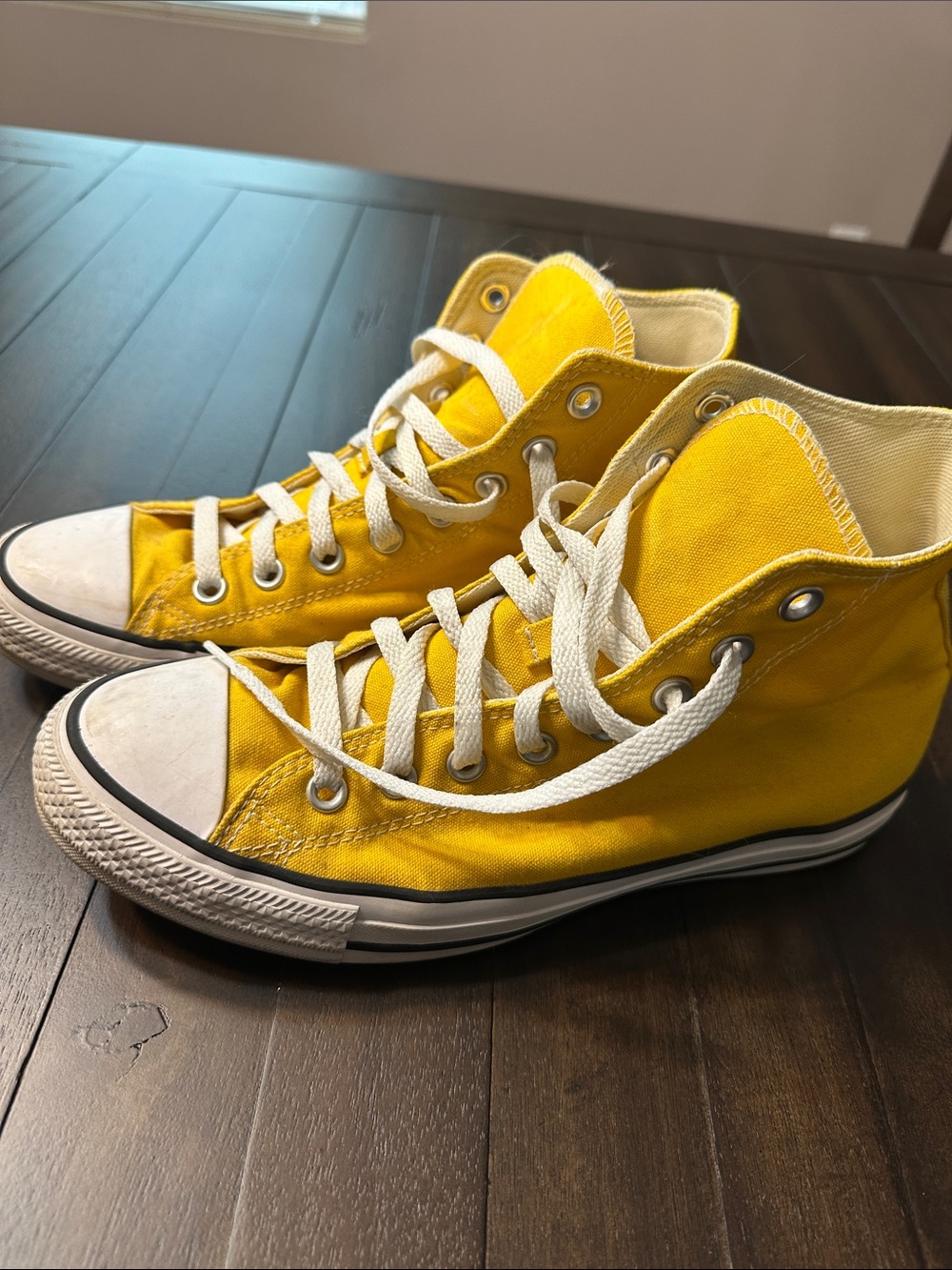 Yellow Converse
